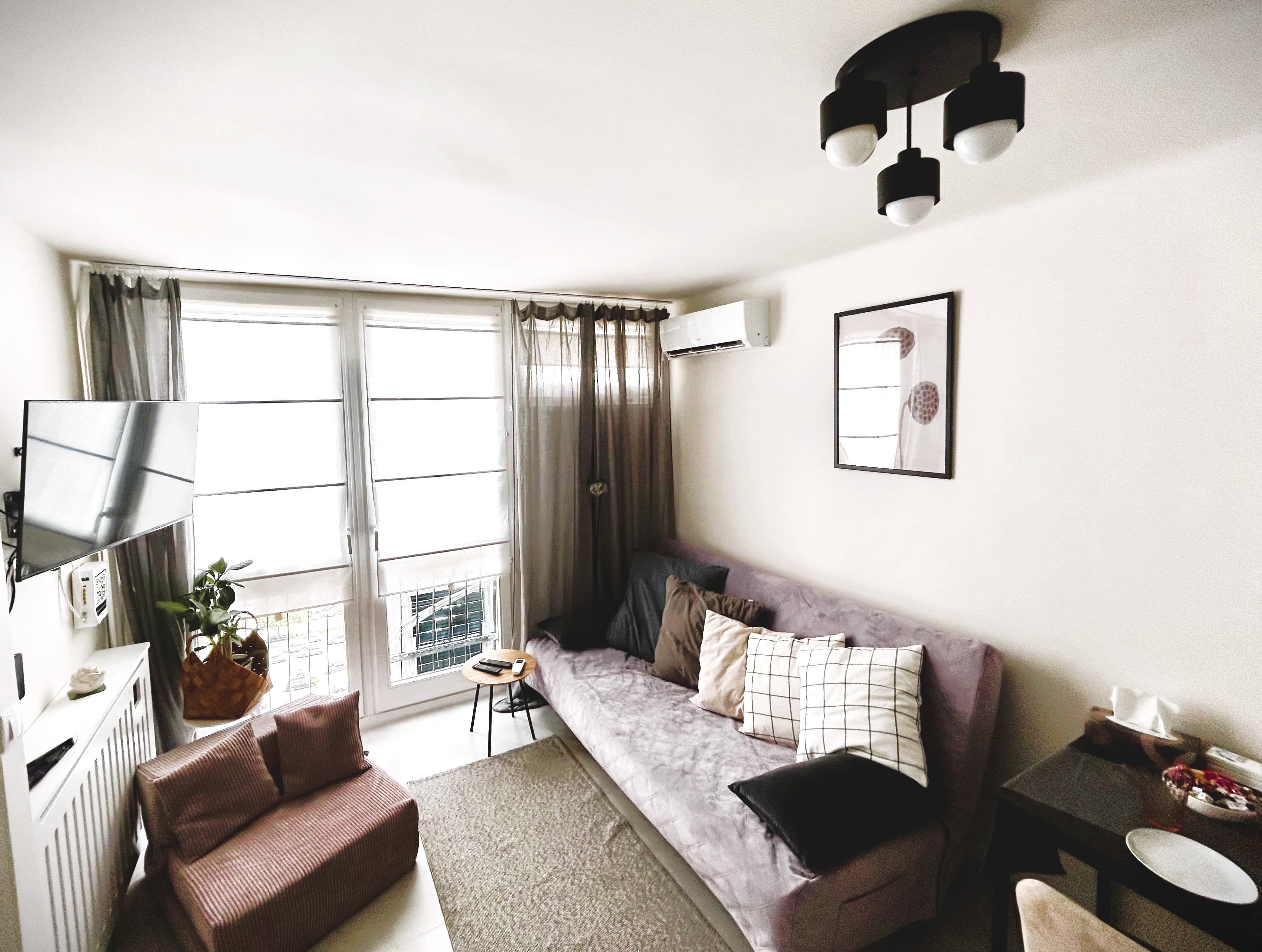 Living room with armchair